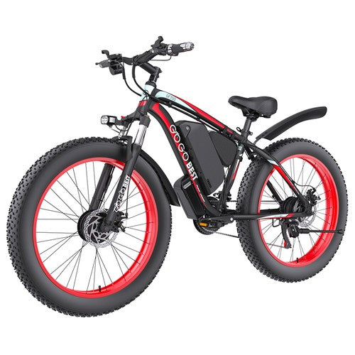 GOGOBEST GF700 elektriskais velosipēds, 2*500W divmotors, 48V 18.2Ah GOGOBEST GF700 elektriskais velosipēds, 2*500W divmotors, 48V 18.2Ah